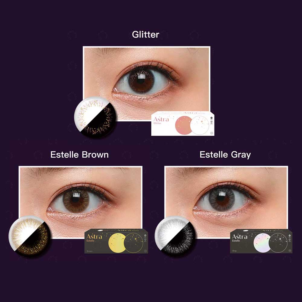 Clalen Astra Estelle Brown Daily Colored Contact Lenses (30p) - Image 4