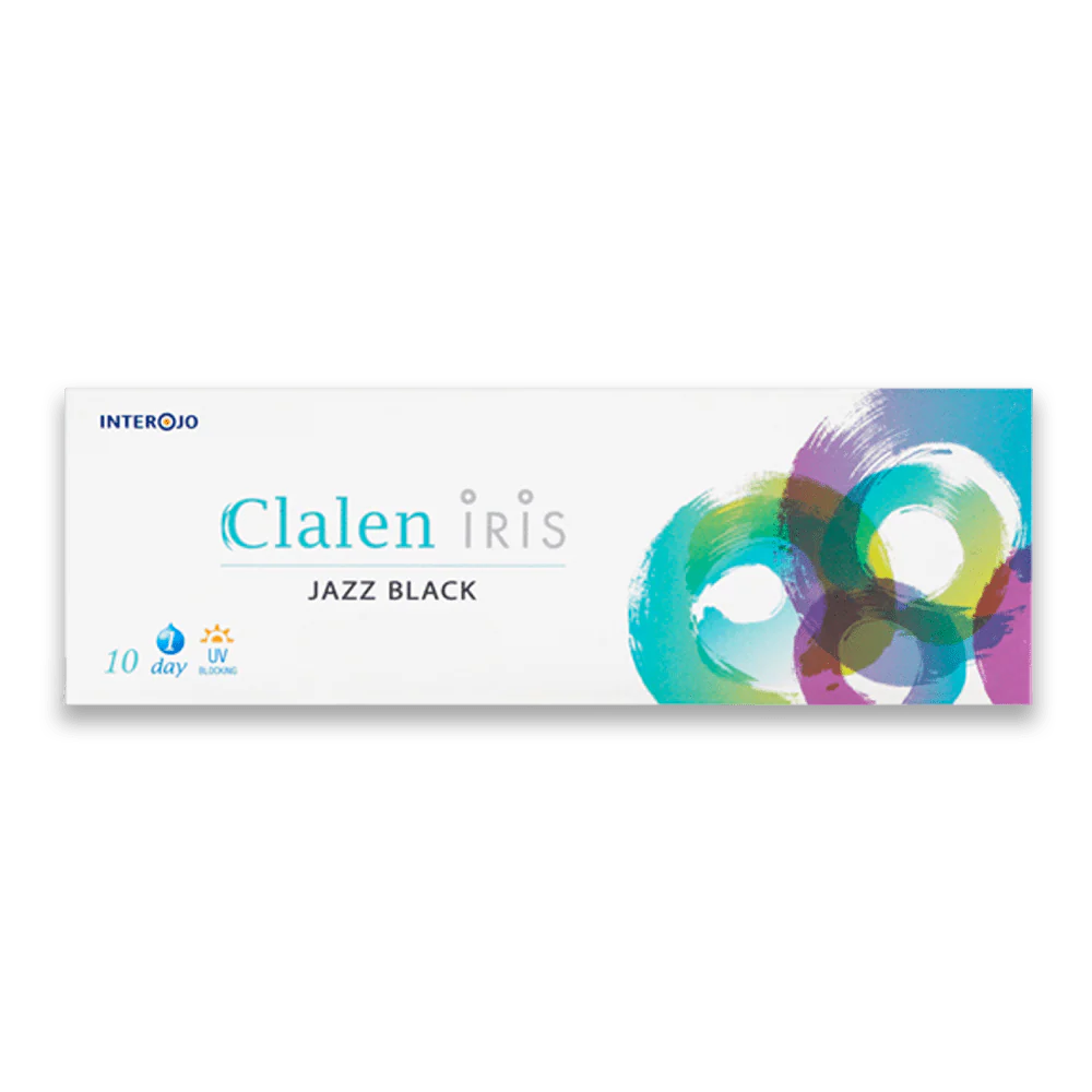 Clalen Iris 1 Day Jazz Black Daily Colored Contact Lenses (30p) - Image 3