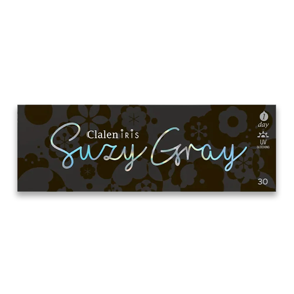 Clalen Iris 1 Day Suzy Gray Daily Colored Contact Lenses (30p) - Image 4