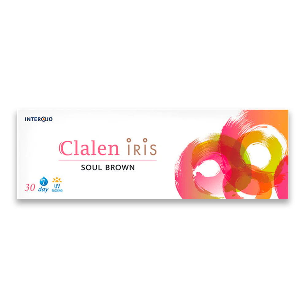 Clalen Iris 1 Day Soul Brown Daily Colored Contact Lenses (30p) - Image 3