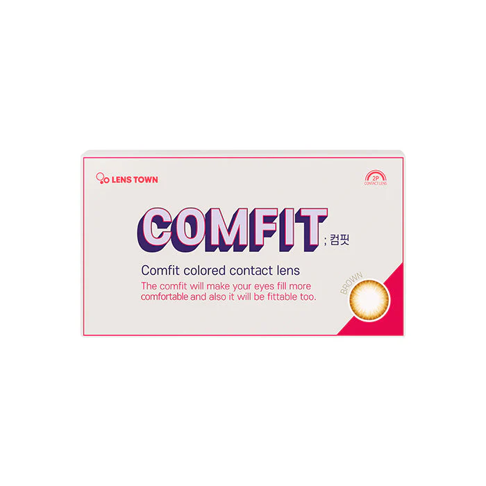 Lenstown Comfit Brown Colored Contact Lenses Monthly (2 Pack) - Image 4