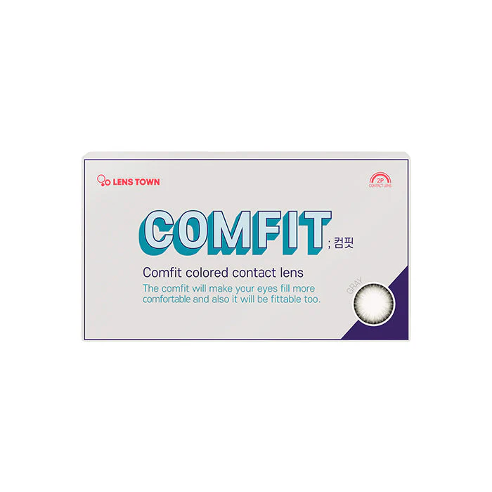 Lenstown Comfit Gray Colored Contact Lenses Monthly (2 Pack) - Image 4