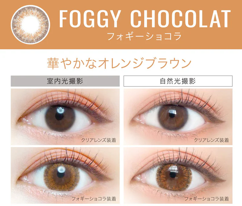 EverColor 1 Day LUQUAGE Foggy Chocolat Japanese color lenses (10p) - Image 4