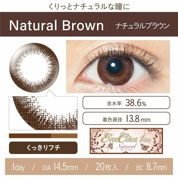 EverColor 1 Day Natural Brown (20 Pack ) - Image 4