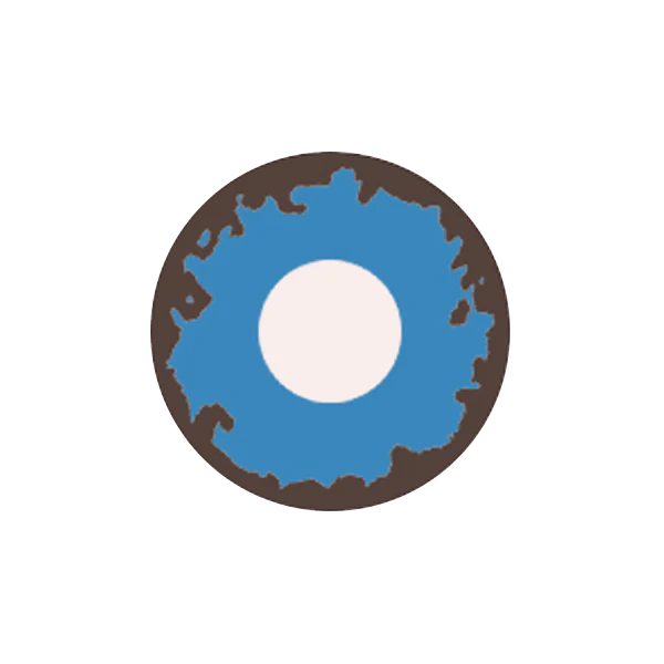 I-Contact Cosplay Halloween Contact Lenses Blue Fire
