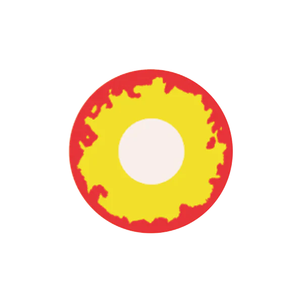 I-Contact Cosplay Halloween Contact Lenses Crazy Fire