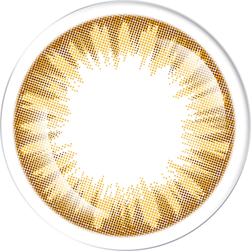 LACELLE Enchanting Gold Colored Contacts Lenses (30 Pack) - Image 2