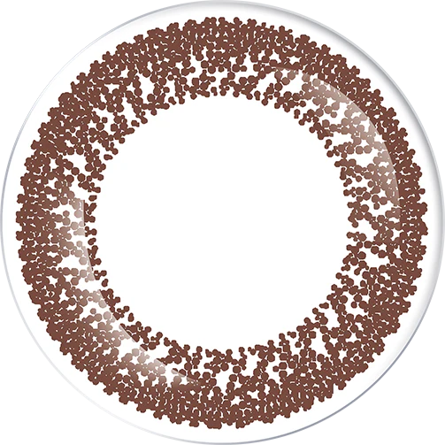 LACELLE 1-Day Tender Brown Colored Contacts Lenses (30 Pack) - Image 2