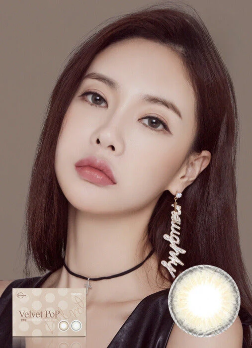 Lensme Eye Velvet Pop Gray Monthly (2 Pack)