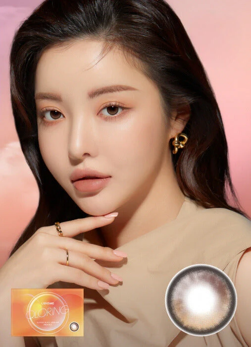 Lensme QLORING Black Monthly Colored Contacts (2 Pack)