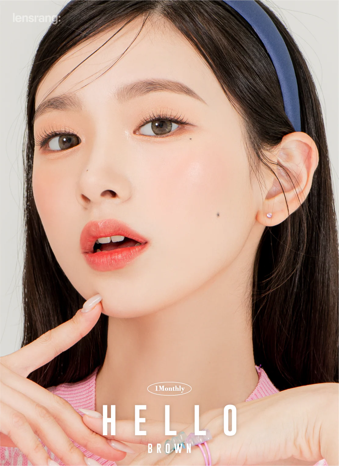 Lensrang 1-Month Hello Brown (2 Pack)