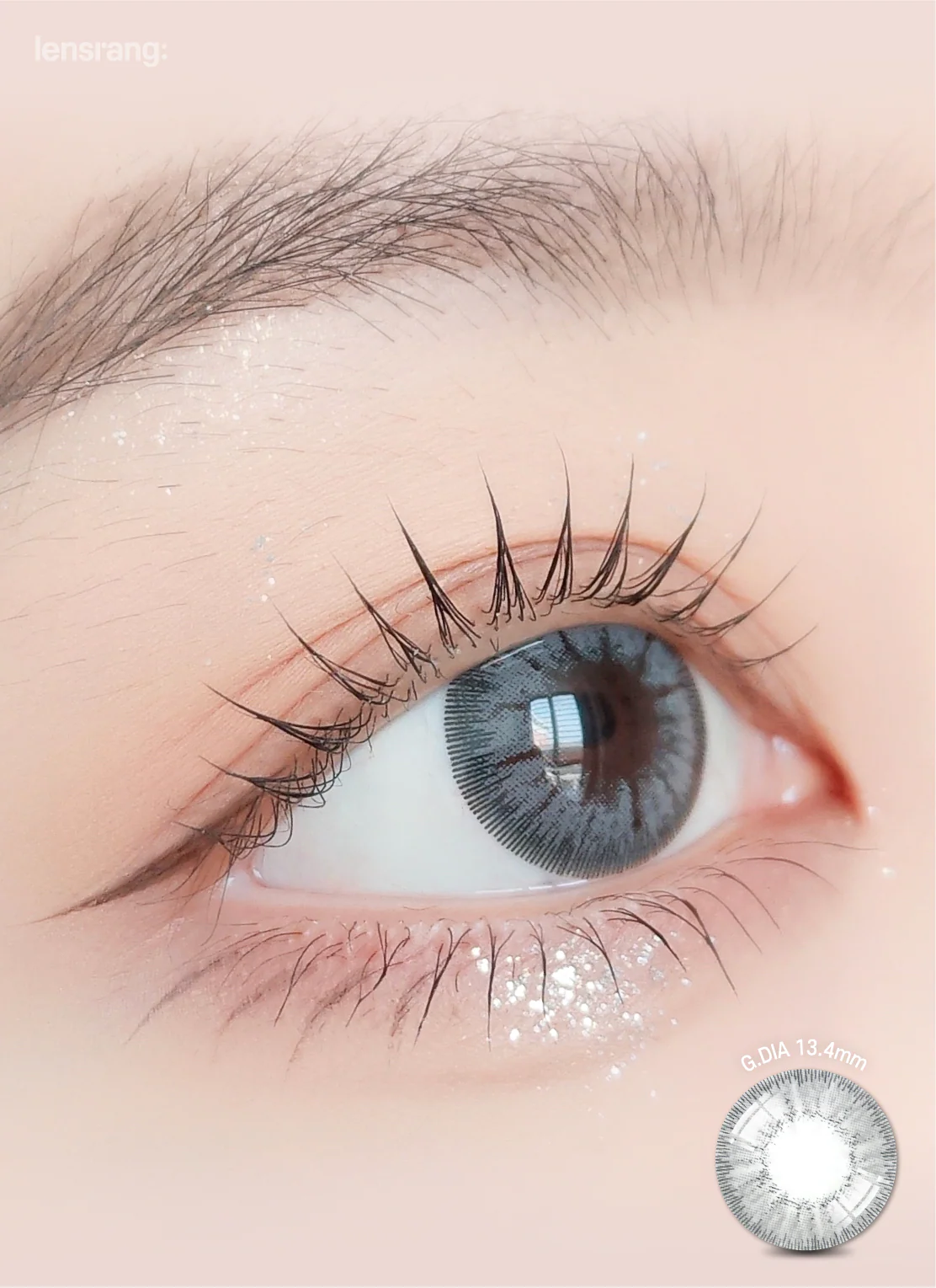 Lensrang 1-Month Intense Gray (2 Pack) - Image 2