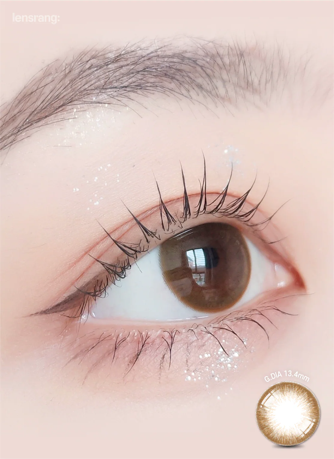 Lensrang 1-Month Iwwiny Brown (2 Pack) - Image 2