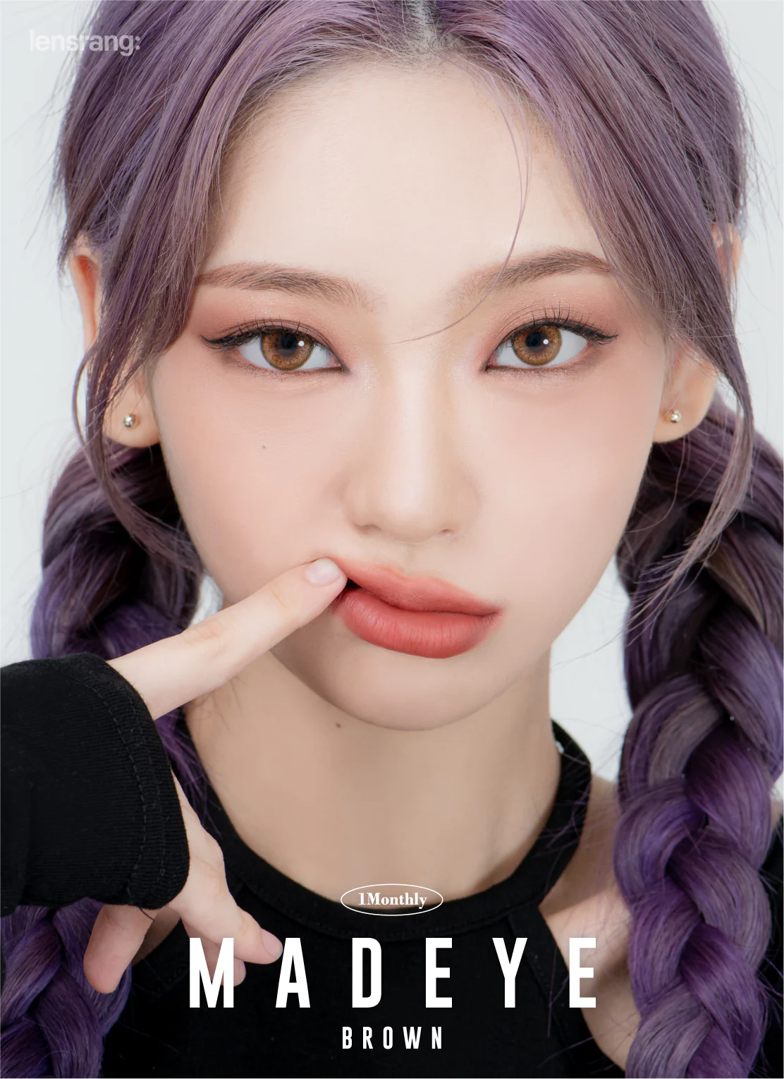 Lensrang 1-Month Madeye Brown (2 Pack)