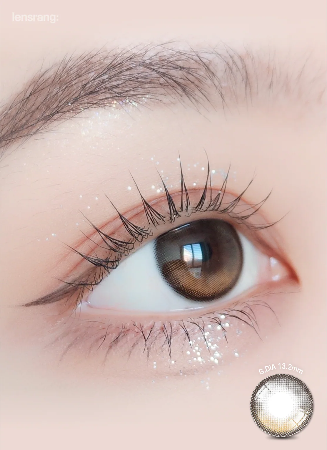Lensrang 1-Month Planet Space Brown (2 Pack) - Image 2