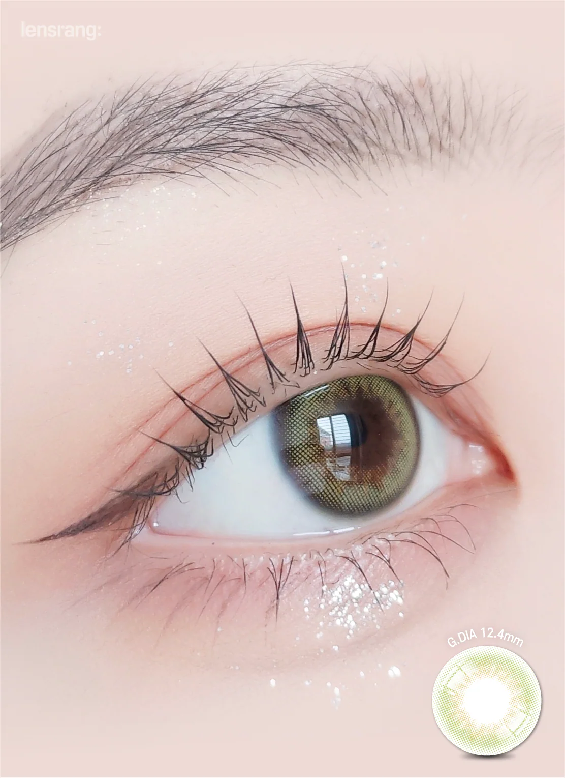 Lensrang 1-Month Real Khaki Green (2 Pack) - Image 2