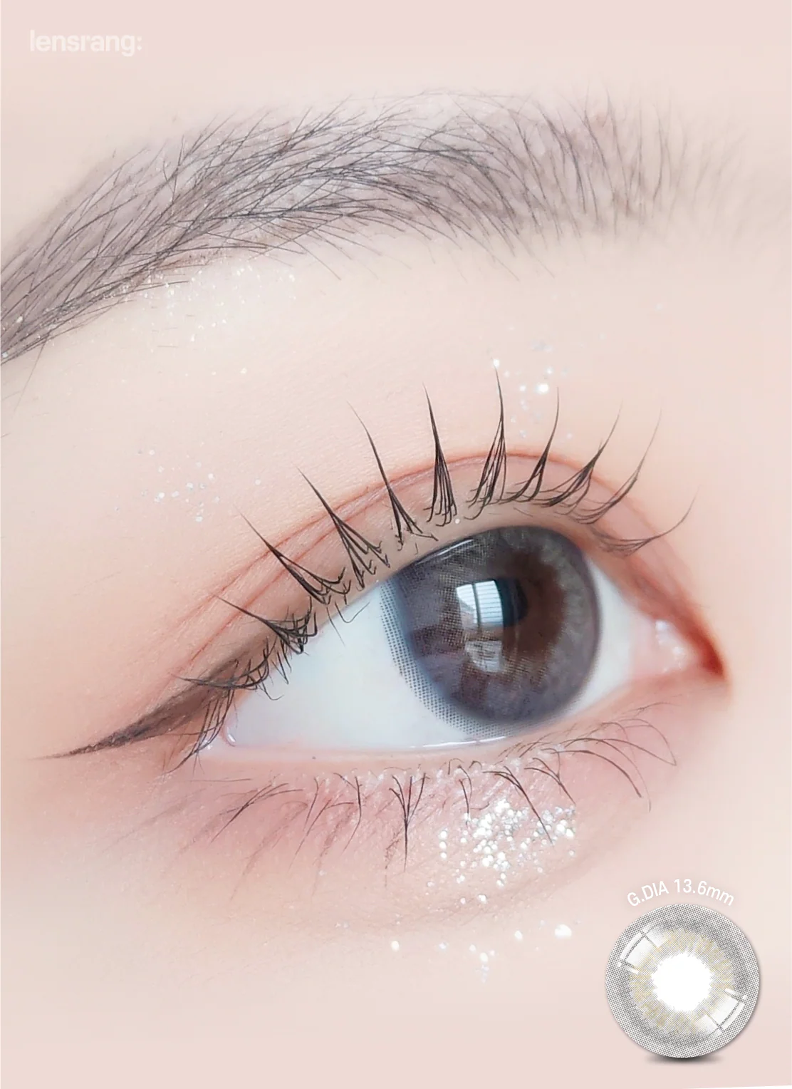 Lensrang 1-Month Romantic Gray (2 Pack) - Image 2