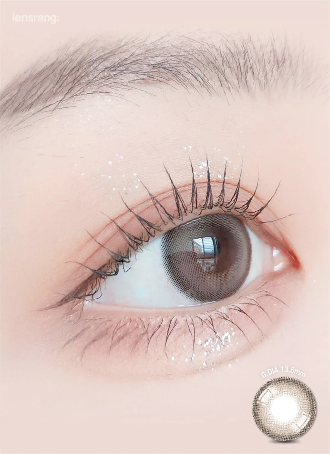 Lensrang 1-Month Suger Cream Ash Choco (2 Pack) - Image 2
