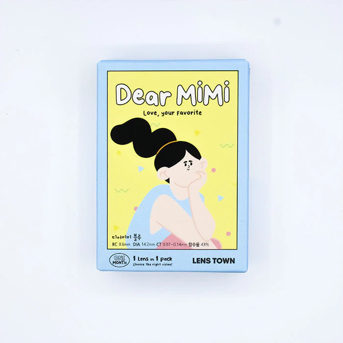 Lenstown DearMiMi Blue Colored Contact Lenses Monthly (1 Pack) - Image 4