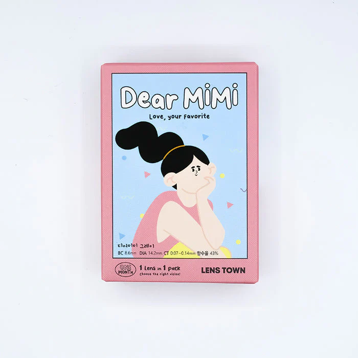 Lenstown DearMiMi Gray Colored Contact Lenses Monthly (1 Pack) - Image 4