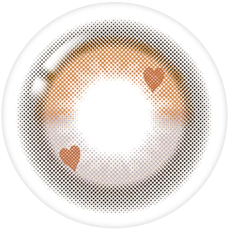 Lenstown Hotto Hazel Choco Cosmetic Color Lenses (2 Pack) - Image 2