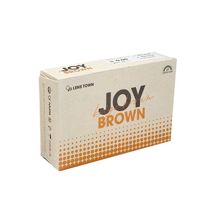 Lenstown Joy Brown Beige Brown Monthly Colored Contacts (2 Pack) - Image 4