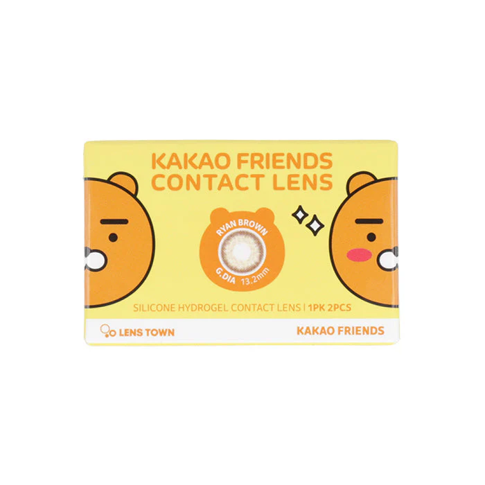 Lenstown KakaoFriends Ryan Brown Monthly Lenses (2 Pack) - Image 4