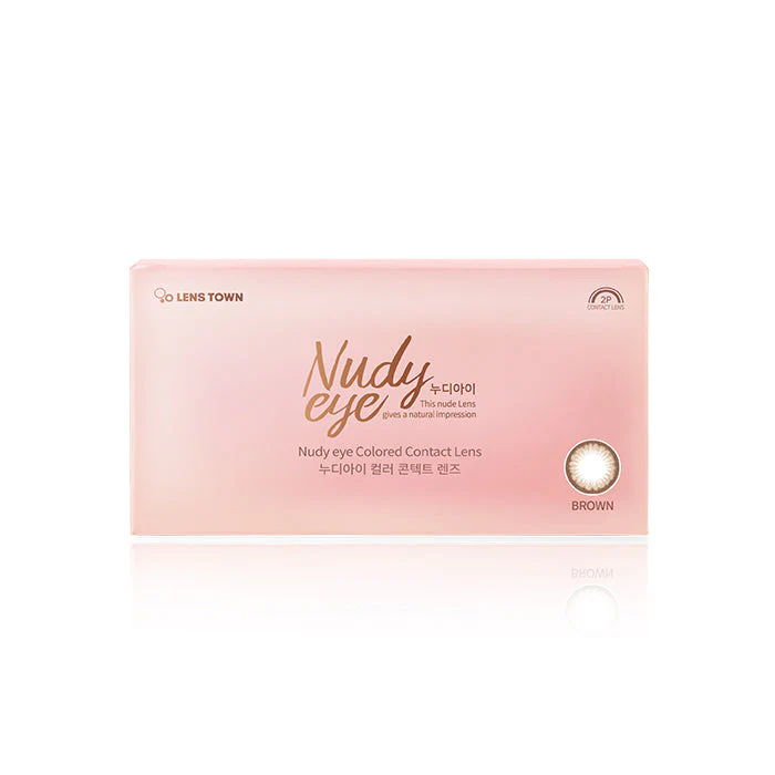 Lenstown Nudyeye Brown Monthly Colored Contacts (2 Pack) - Image 4