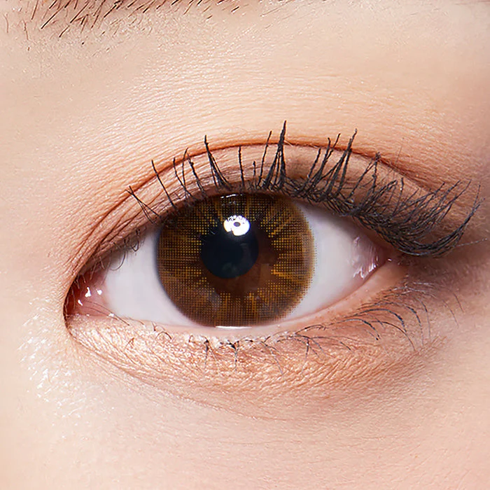 Lenstown Mademoiselle Brown Monthly Contact Lenses (1 Pack) - Image 3
