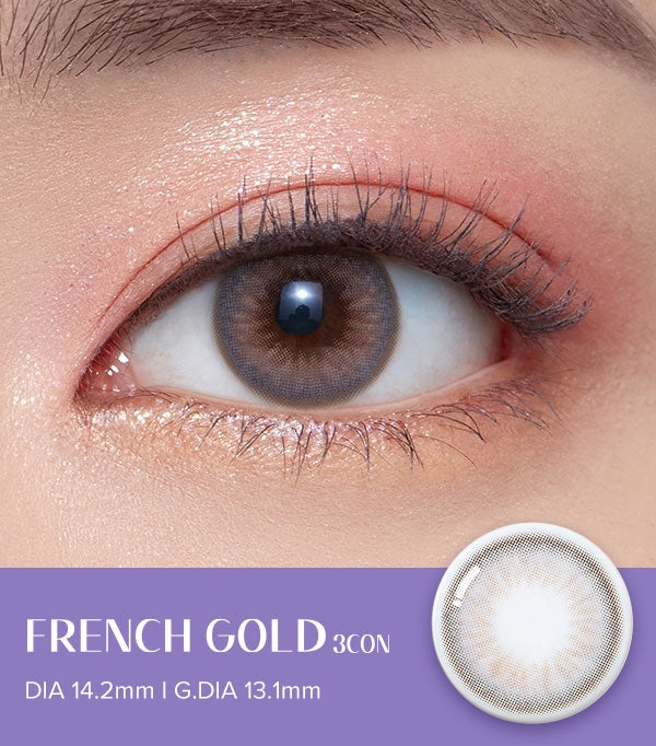 OLENS 1 Day French Gold 3con Gray (10 Pack) - Image 3