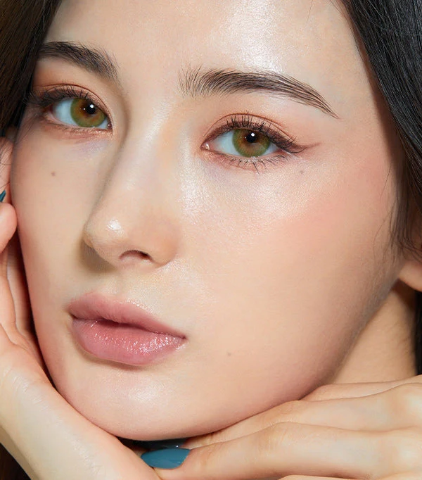 OLENS 1-Day Ocean Velvet Green Contact Lenses (10 Pack) - Image 3