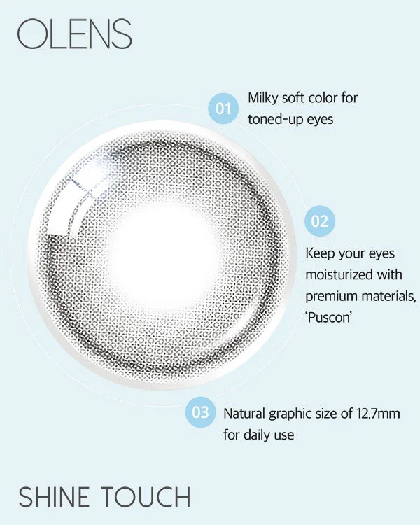 OLENS 1-Day Shine Touch Milky Gray (20 Pack) - Image 6
