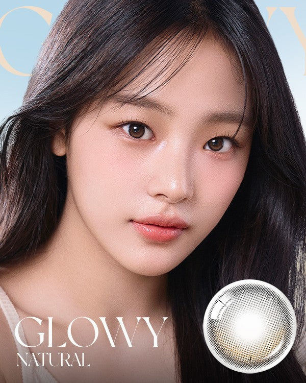 OLENS 1-Month Glowy Natural Mocha Brown for Toric (2 Pack)