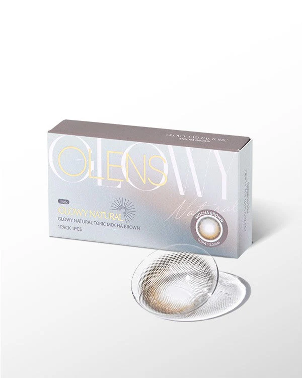 OLENS 1-Month Glowy Natural Mocha Brown for Toric (2 Pack) - Image 7
