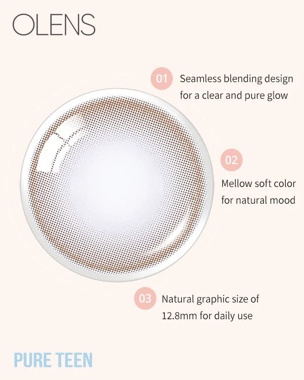 OLENS 1-Month Pure Teen Brown (2 Pack) - Image 6