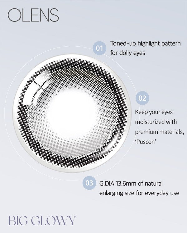 OLENS Big Glowy 1-Day Gray - Image 6