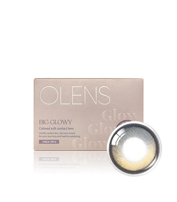 OLENS Big Glowy Mocha Brown Monthly Contact Lenses (2 Pack) - Image 6