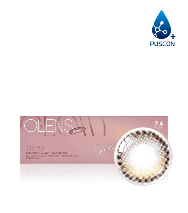 Olens Glowy 1 Day Brown Color Lenses - Image 7
