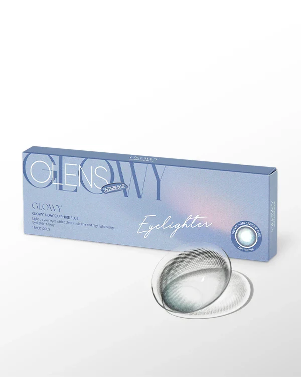 OLENS Glowy 1-Day Sapphire Blue (10 Pack) - Image 7