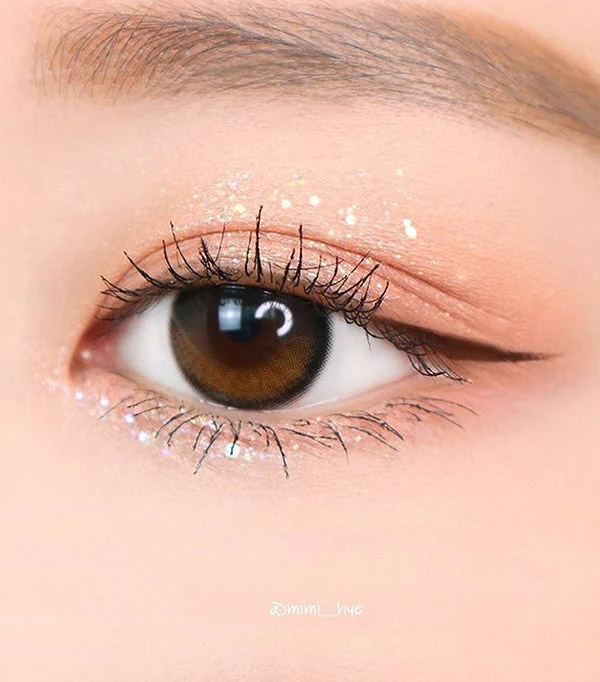 Olens Glowy Black Monthly Circle Lenses (2p) - Image 4