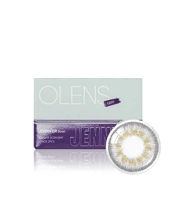 Olens Jennifer Gray Monthly Color Contact Lenses - Image 7
