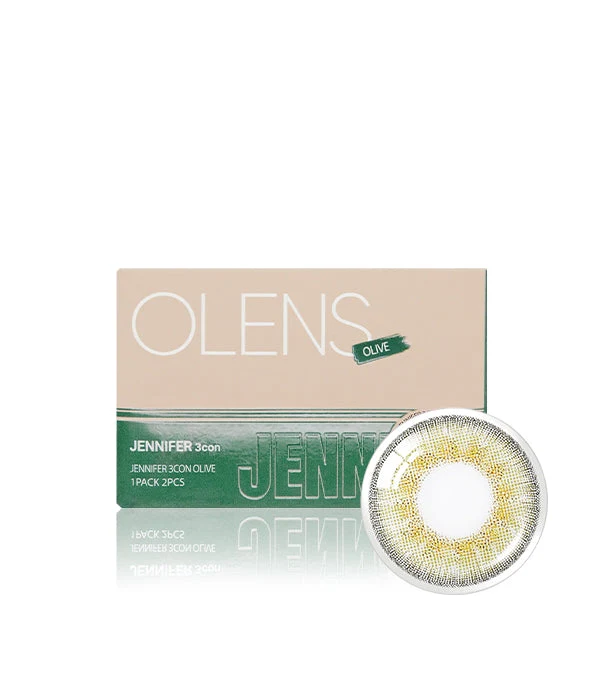 Olens Jennifer Olive Monthly Color Contact Lenses - Image 7
