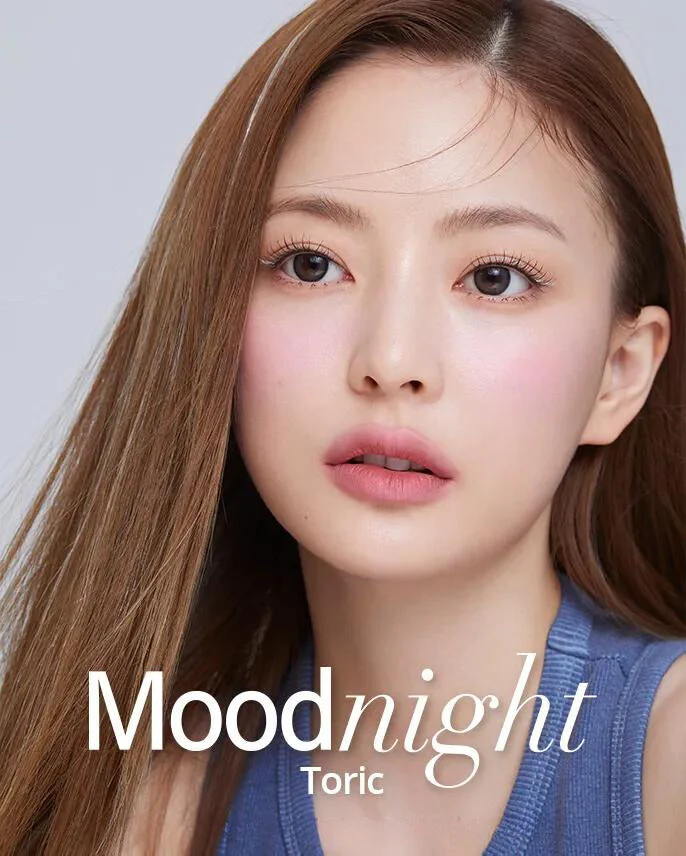 Olens MoodNight Gray Toric for Astigmatism Monthly Lenses (2 Pack)