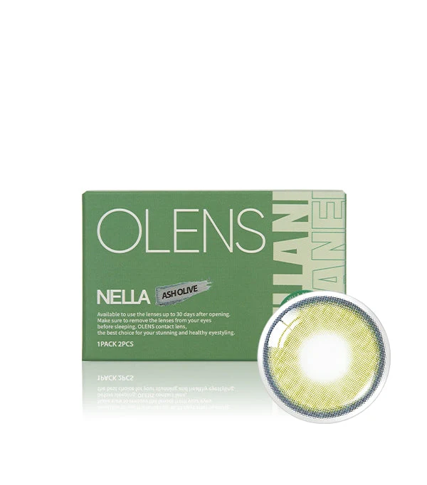 Olens Nella Ash Olive Monthly Colored Contacts (2p) - Image 6