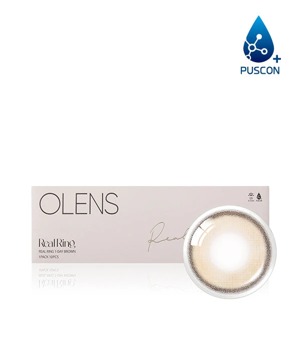 Olens Real Ring 1 Day Brown Circle Lenses - Image 7