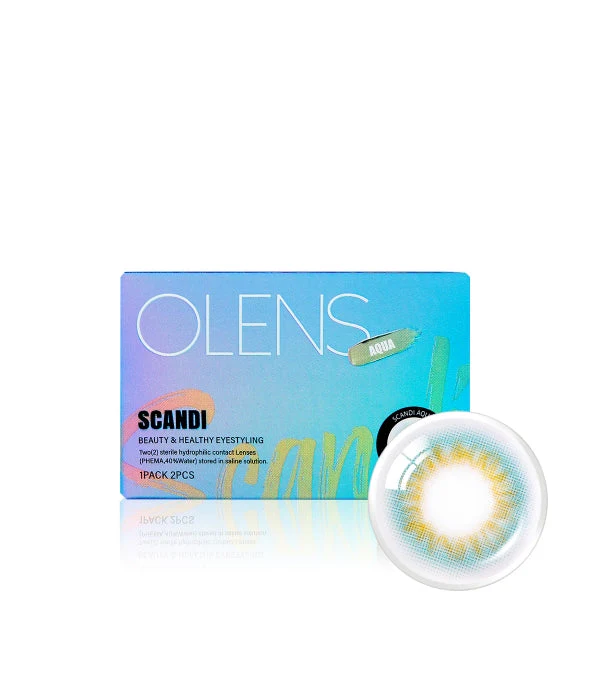 OLENS Scandi Aqua Monthly Contact Lenses (2 Pack) - Image 7