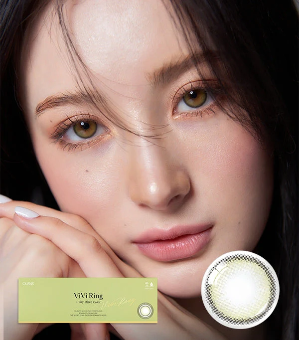 Olens ViVi Ring 1 Day Olive Lenses (10 Pack)