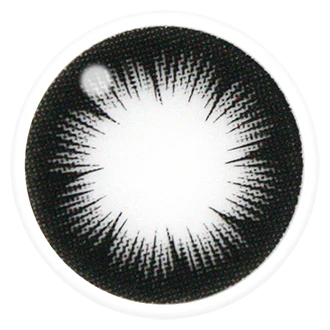 Lenstown Ring's Black Monthly Contact Lenses (1 Pack) - Image 2