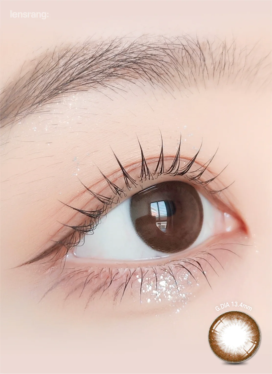Lensrang Sung Choco Monthly Contact Lenses (2 Pack) - Image 2